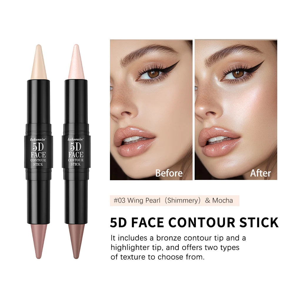 Dual-Ended Cream Contour and Highlighter Stick