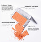 Embossed Matte Blush Palette for Natural Cheek Color