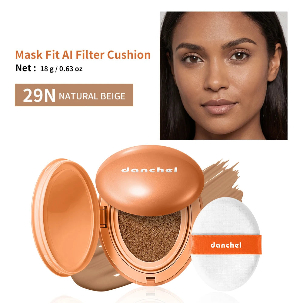 Sunscreen Cushion Foundation for Flawless Semi-Matte Coverage - 34