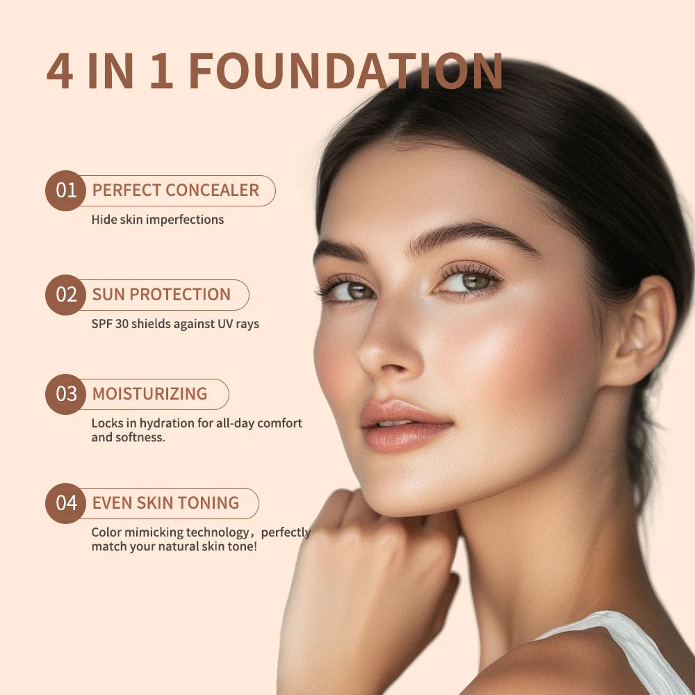 Color-Changing Foundation with SPF 30 Moisturizer