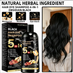 5-in-1 Plant Based Hair Coloring Shampoo Gray Hair Coverage 100ml