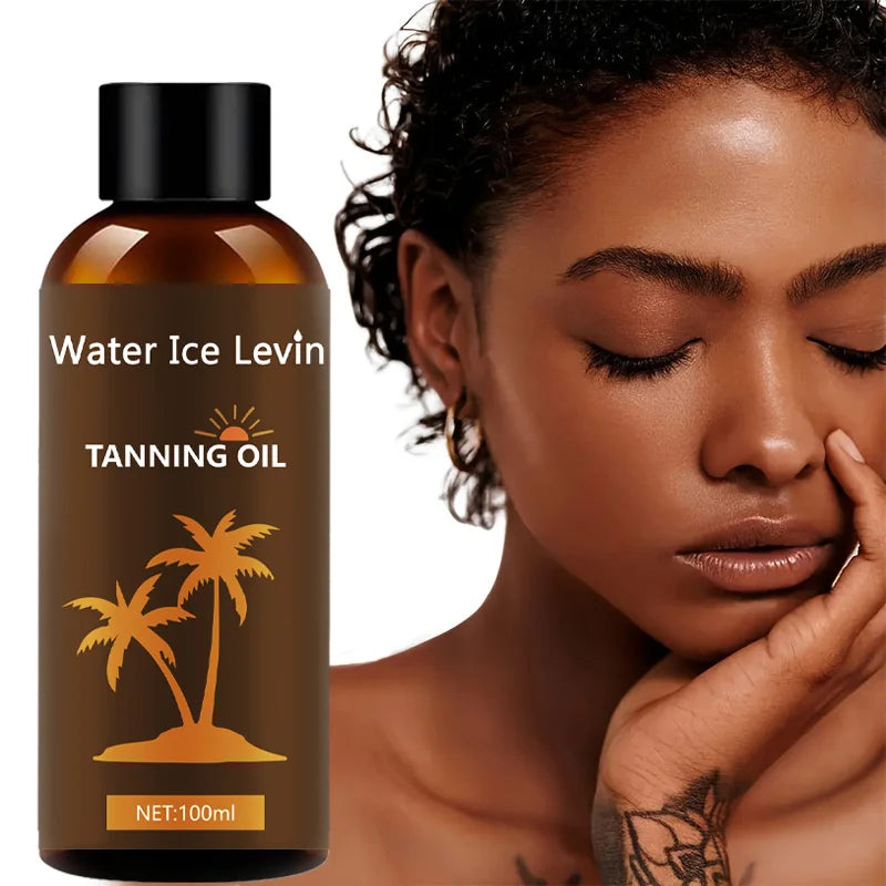 Water Ice Levin Hydrating Tanning Oil for Smooth Radiant Skin 100g