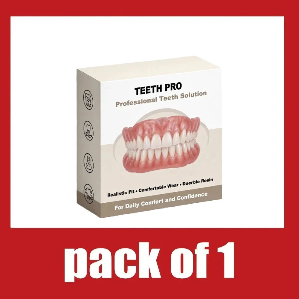 Instant Smile Comfort Veneers - Natural Fit Upper and Lower Teeth