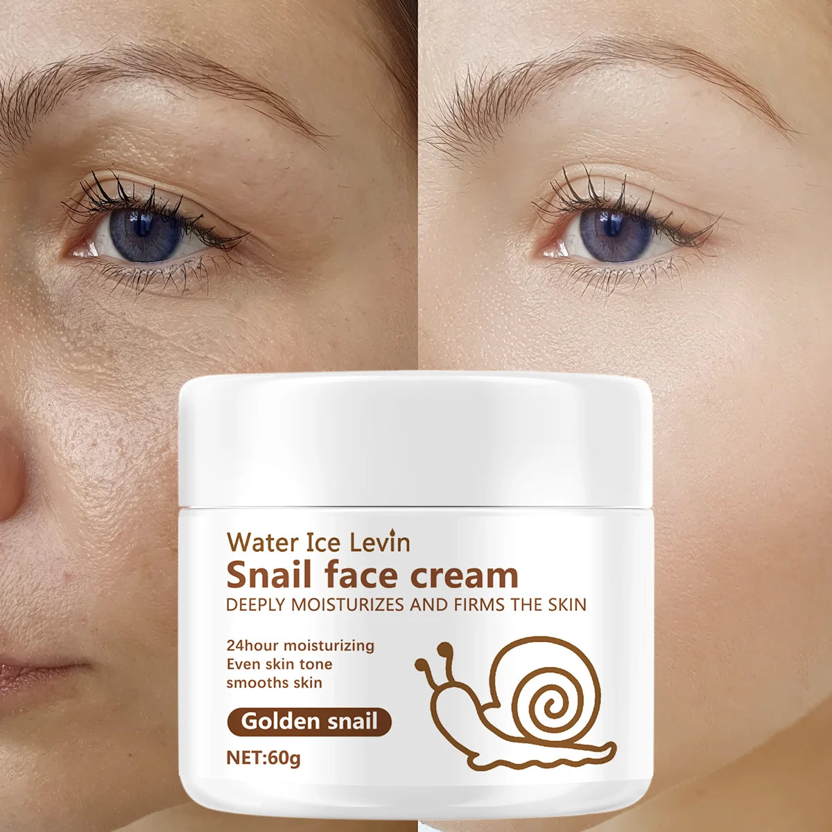 Snail Anti Aging Face Cream Collagen Moisturizer Firming Skin Repair - 1