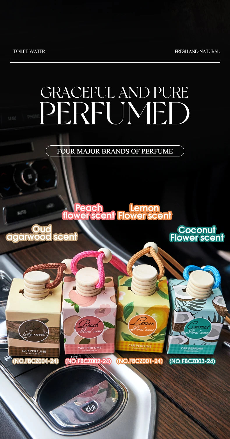 FORMBO Car Air Freshener Hanging Perfume Diffuser for Vehicle Odor