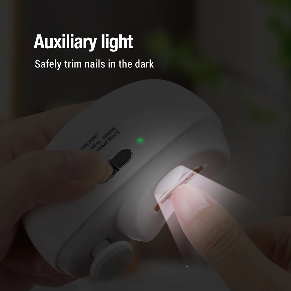 Electric Automatic Nail Trimmer and Polisher for Safe Nail Care - 6