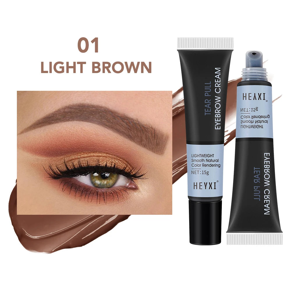 Heyxi Waterproof Tear Off Eyebrow Tint Cream Long Lasting Brow Gel
