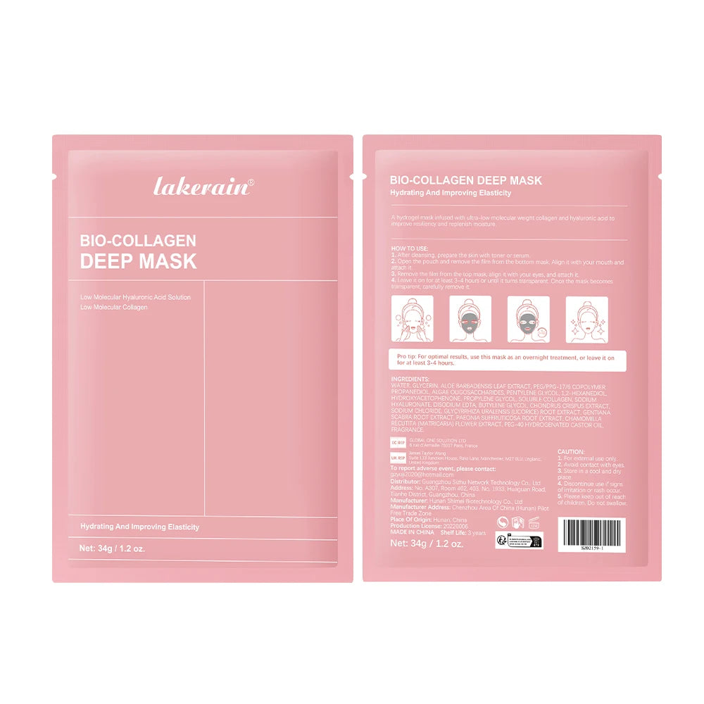 Bio-Collagen Deep Hydrating Face Mask for Pore Tightening
