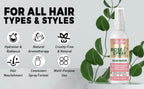 Goiple Braid Styling Set Hair Gel Mousse and Rose Moisturizing Spray