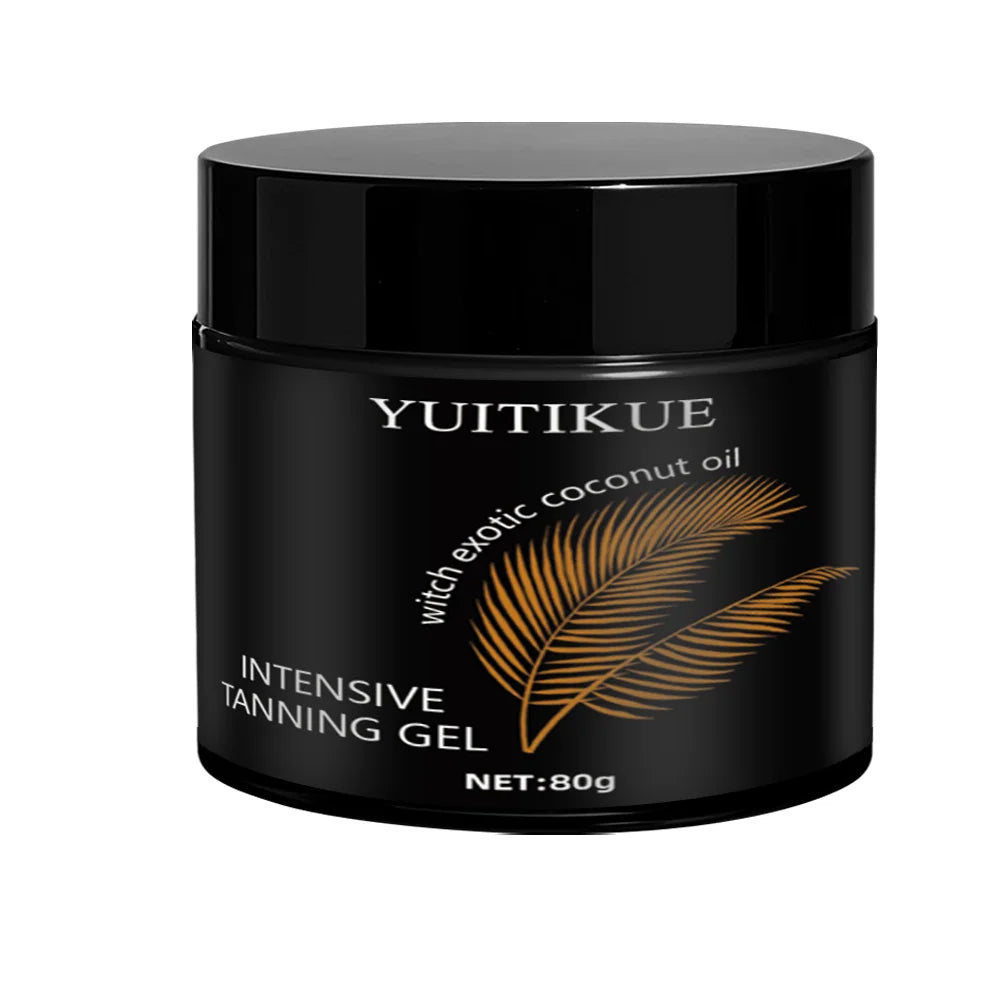 YUITIKUE Intensive Tanning Gel Coconut Oil Natural Bronzer 80g
