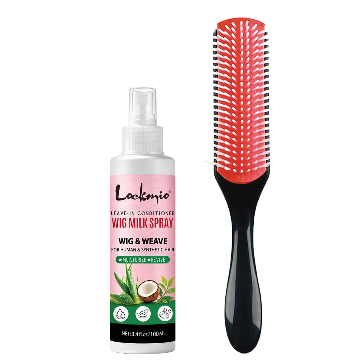 100ml Leave-in Wig Milk Spray Conditioner for Human and Synthetic Hair