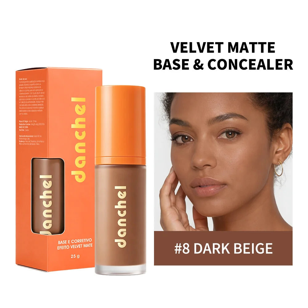 2-in-1 Velvet Matte Liquid Foundation and Concealer