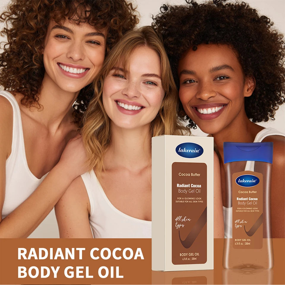 Radiant Cocoa Body Gel Oil for Deep Hydration and Glowing Skin - 9