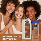Radiant Cocoa Body Gel Oil for Deep Hydration and Glowing Skin