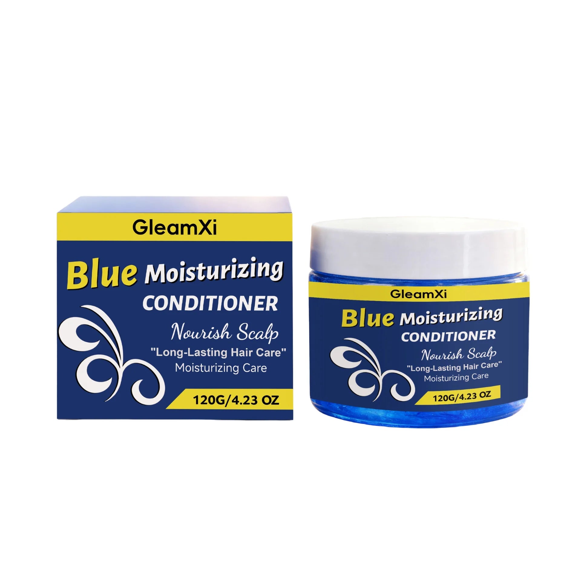 Deep Moisturizing Blue Hair Conditioner Treatment Mask 120g - 16