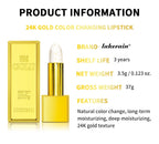 24K Gold Color Changing Moisturizing Lip Balm