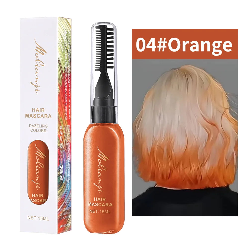 Disposable Colored Hair and Eyelash Dye Mascara 15ml - 23