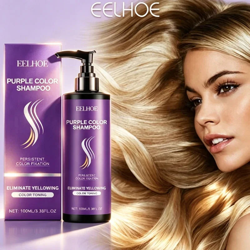Purple Toning Shampoo for Blonde and Gray Hair 100ml