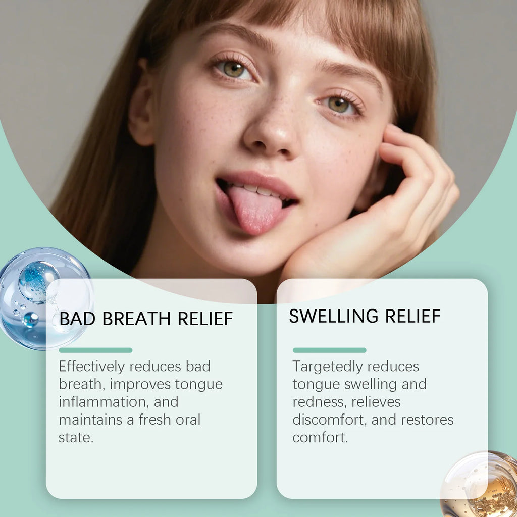Tongue Repair Spray for Fresh Breath and Oral Comfort