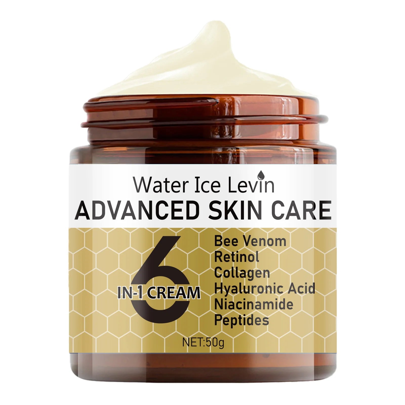 6 in 1 Anti Aging Face Cream Moisturizer for Wrinkles and Fine Lines - 8