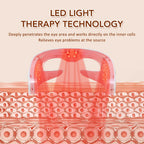 3D LED Red Light Therapy Eye Massager for Fatigue and Dark Circles