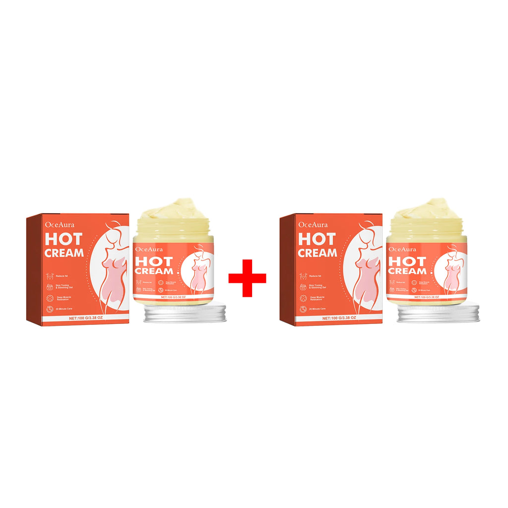 Anti-Cellulite Hot Massage Cream for Body Slimming and Shaping