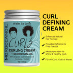 Coconut Oil Curling Cream Hydrating Curl Definition and Frizz Control