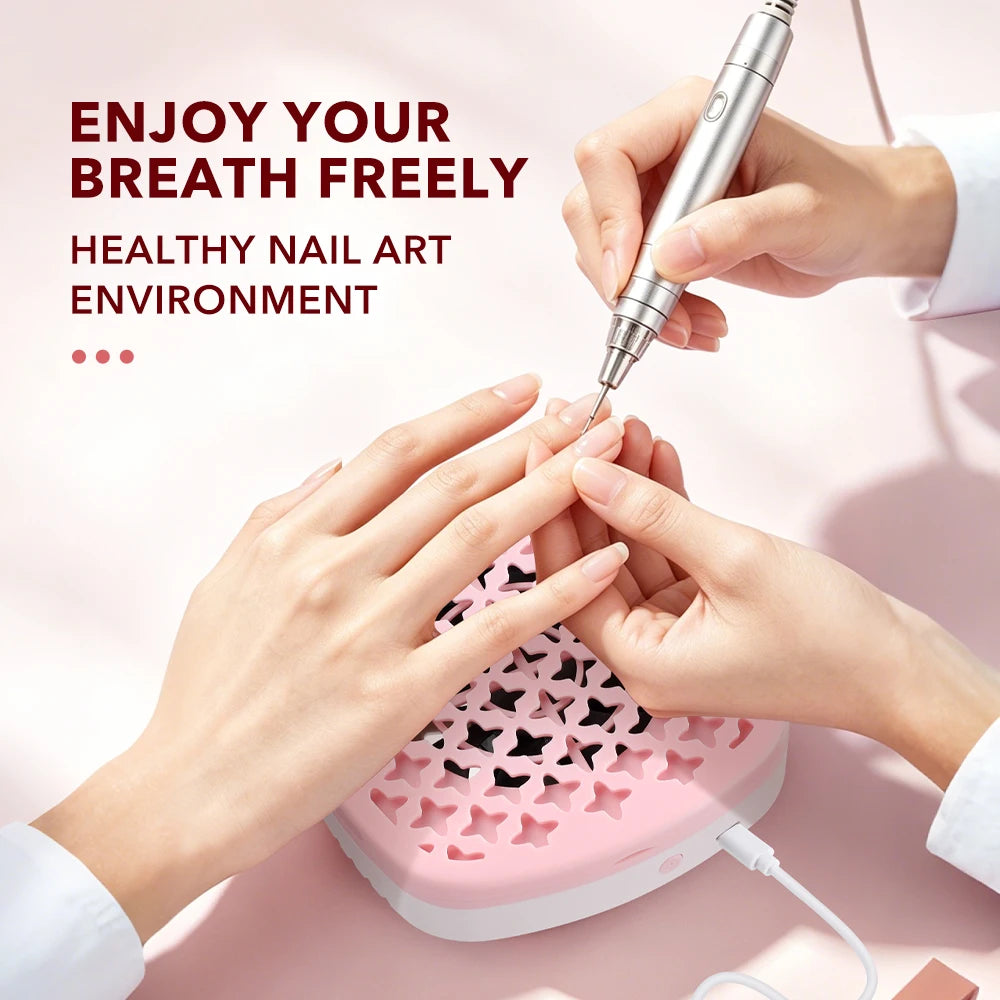 USB Nail Dust Collector and Vacuum for Home Manicures