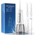 Portable Rechargeable Oral Irrigator Water Flosser for Teeth