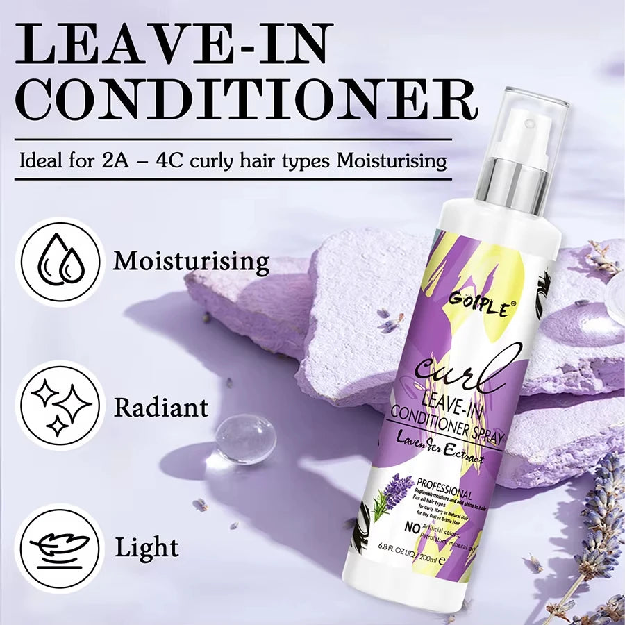 Goiple Hair Care Kit Leave In Conditioner Heat Protection and Curl Cream