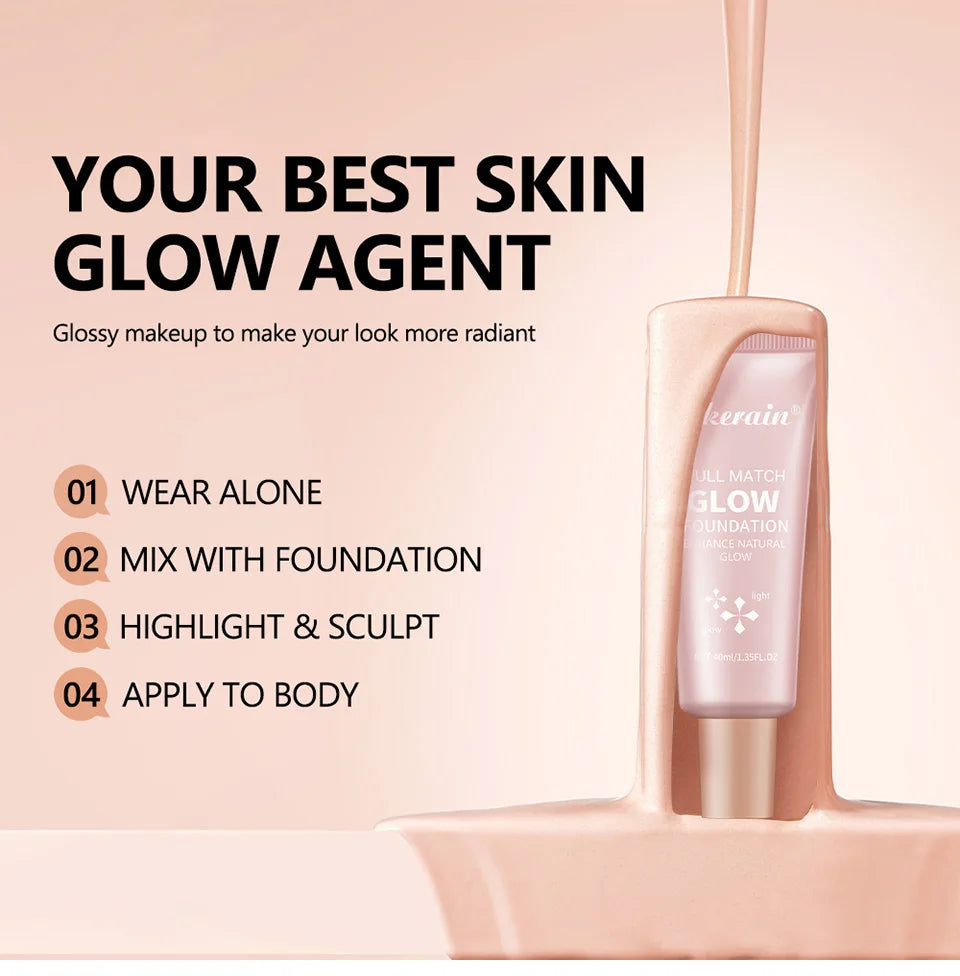 Liquid Glow Illuminating Foundation and Highlighter - 7