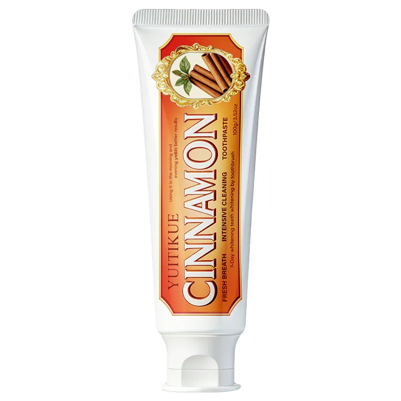YUITIKUE Cinnamon Toothpaste Natural Teeth Whitening and Gum Care 100g - 7