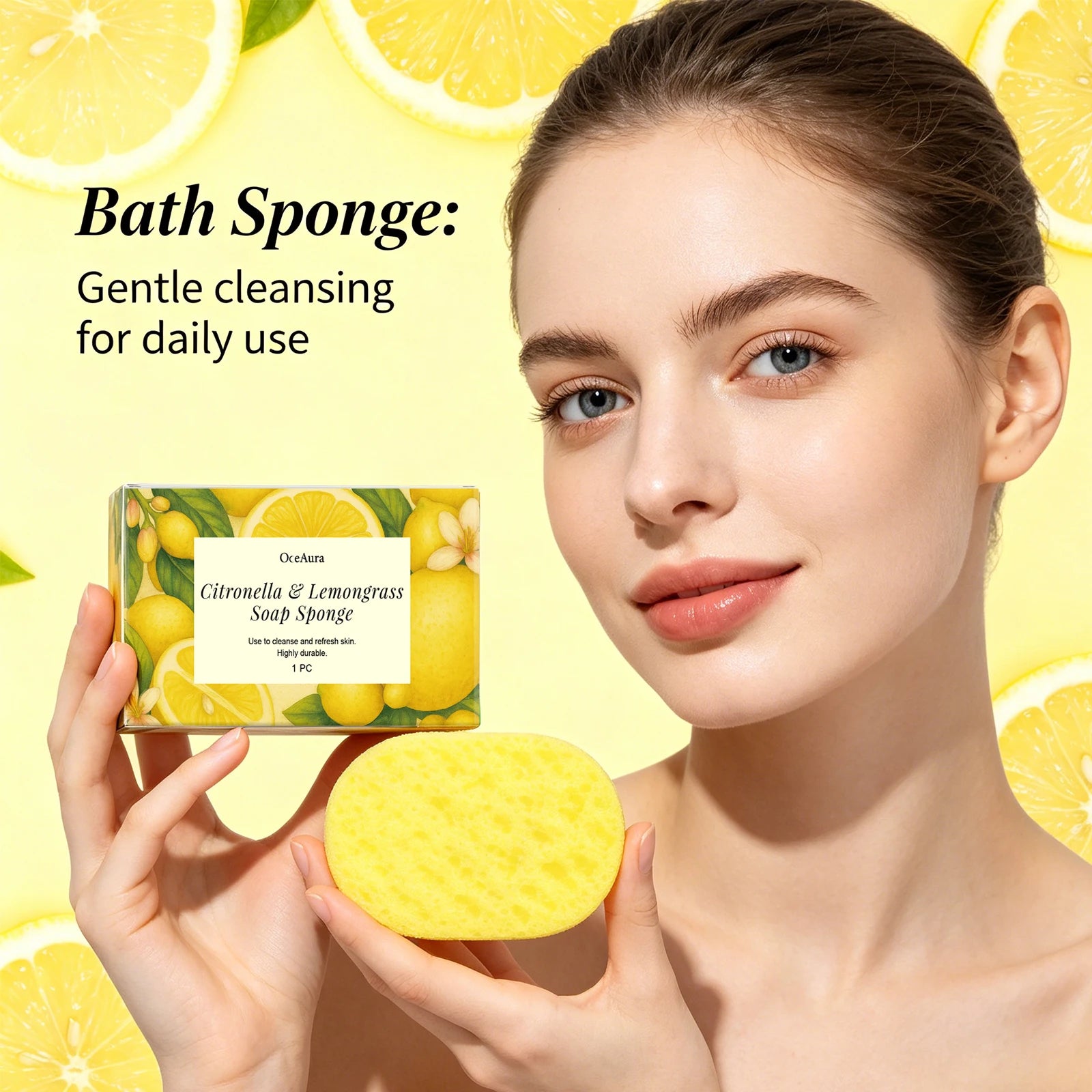 Exfoliating Bath Sponge for Daily Body Cleansing and Skin Refreshing - 5