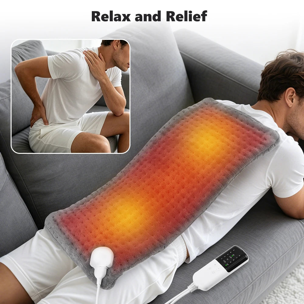 Electric Heating Pad for Pain Relief and Muscle Relaxation