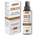 Self-Tanning Spray Sunless Bronzer for Natural Glow Face and Body