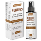 Self-Tanning Spray Sunless Bronzer for Natural Glow Face and Body