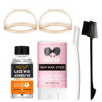 Goiple Lace Wig Adhesive Kit Professional Glue and Hair Wax Stick Set