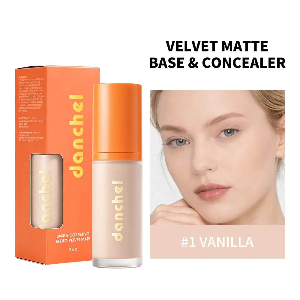 2-in-1 Velvet Matte Liquid Foundation and Concealer