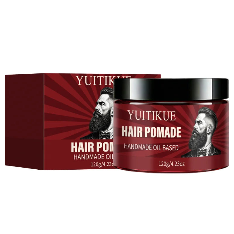 YUITIKUE Men Hair Styling Pomade Hard Hold Long Lasting Shine Wax