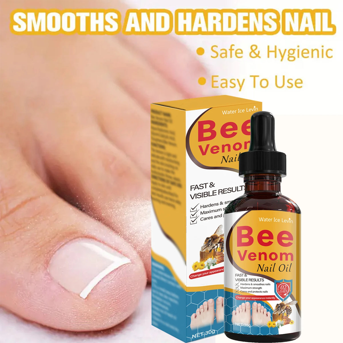 Bee Venom Nail Oil Repair Serum for Stronger Smoother Nails