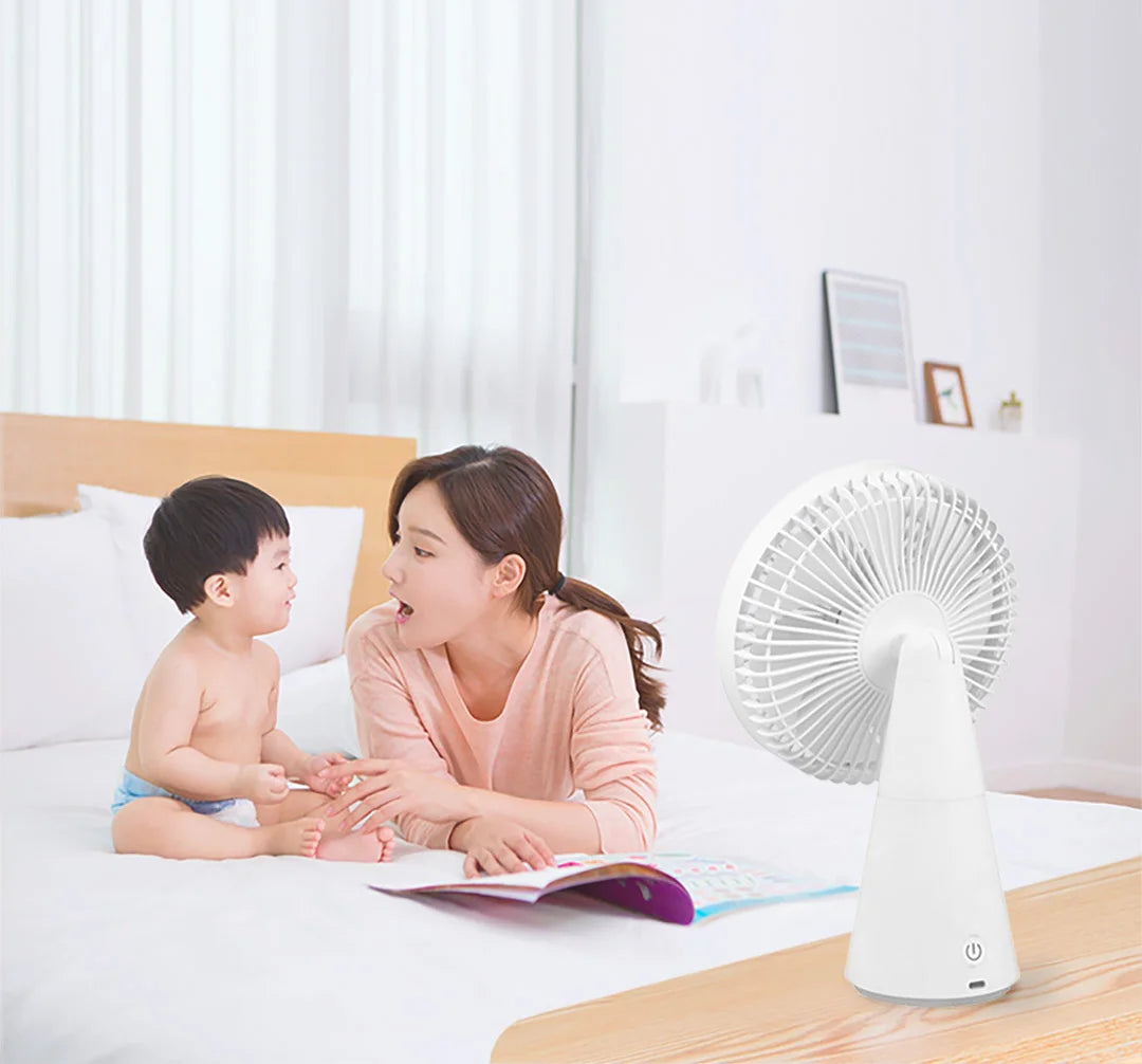 Mijia Desktop Fan Rechargeable Portable Cooling Table Fan 2 in 1 - 13