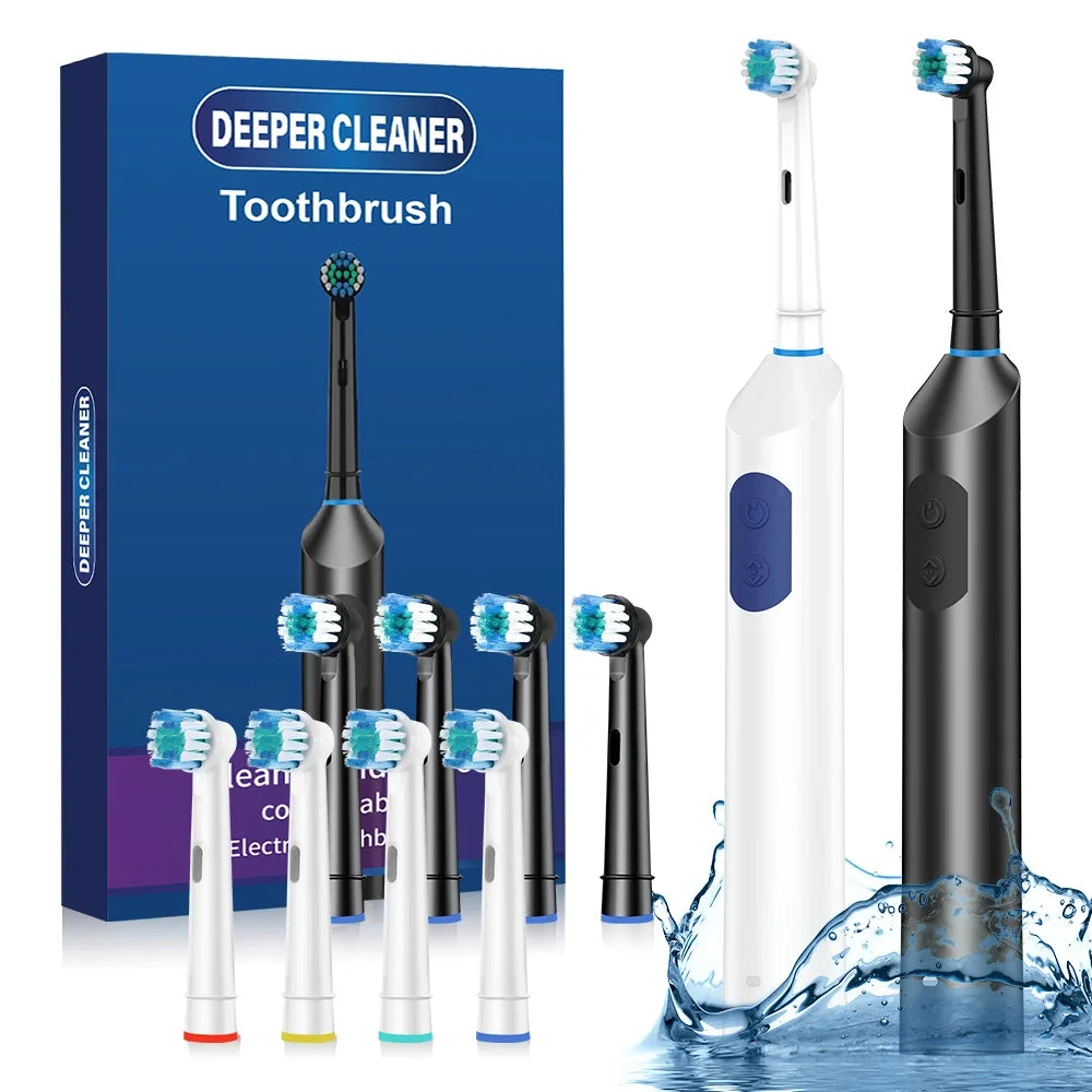 Rechargeable Electric Toothbrush with 5 Cleaning Modes - 1
