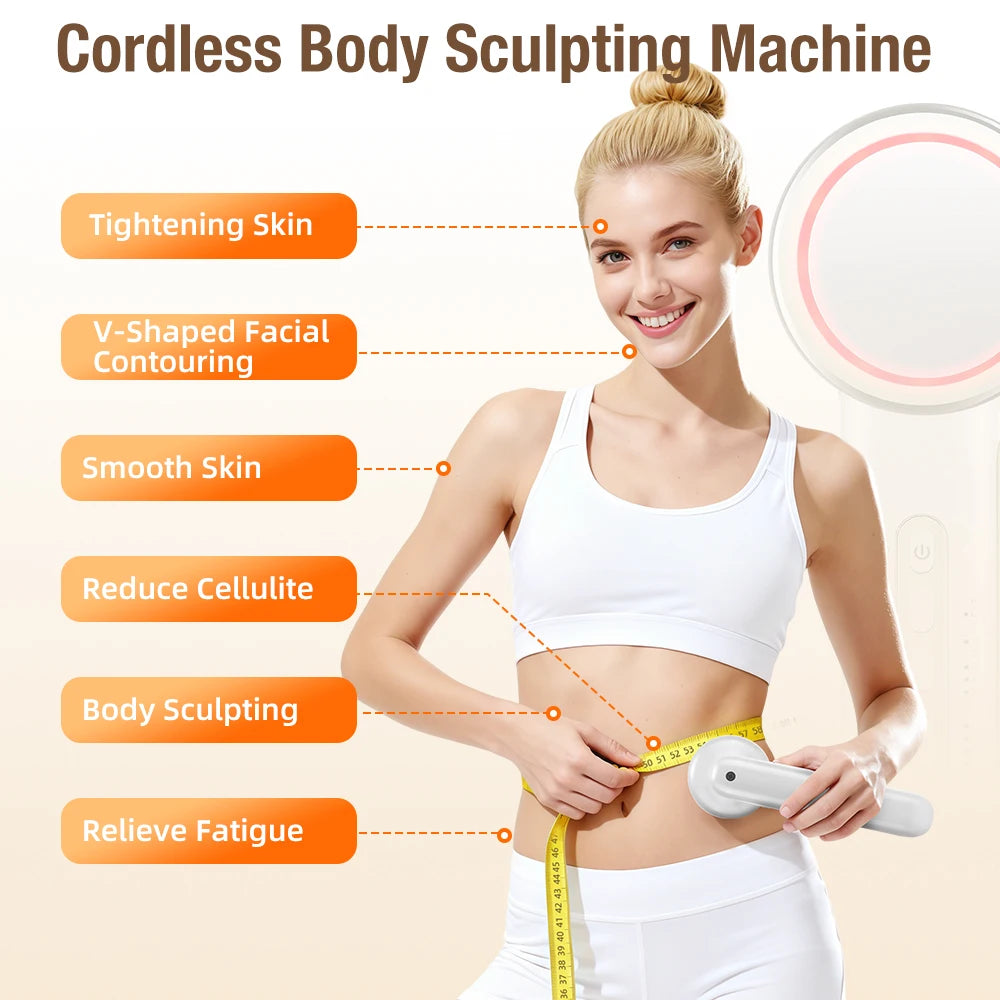 Ultrasonic EMS Body Slimming and Facial Lifting Massager