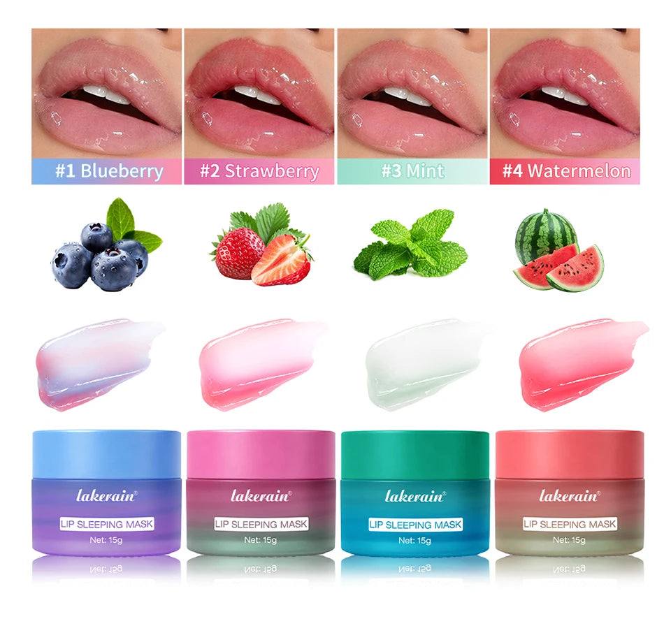 Dual-Color Hydrating Lip Sleeping Mask for Dry Lips
