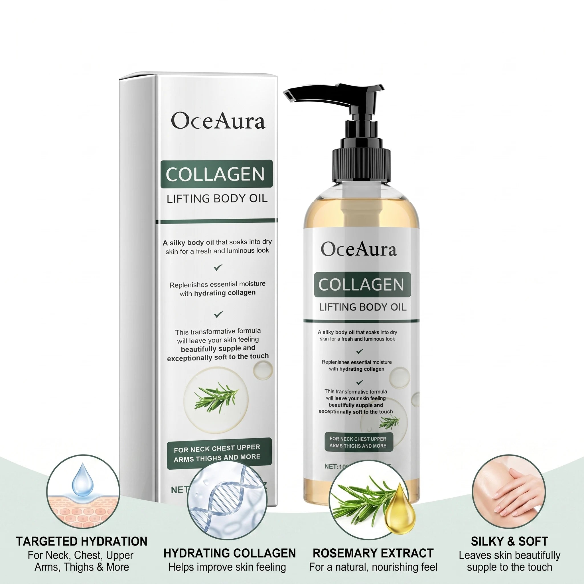 Collagen Body Firming Oil for Tightening and Hydration - 3
