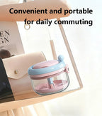 Portable Denture Cleaning Case with Rotary Brush