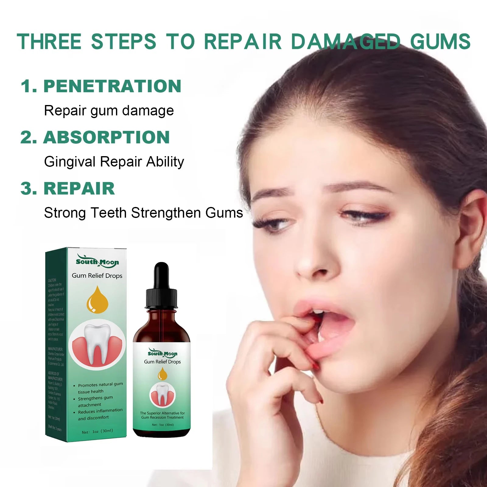 Herbal Toothache and Gum Relief Drops - 15