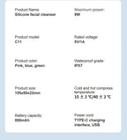Hot and Cold Silicone Facial Cleansing Brush