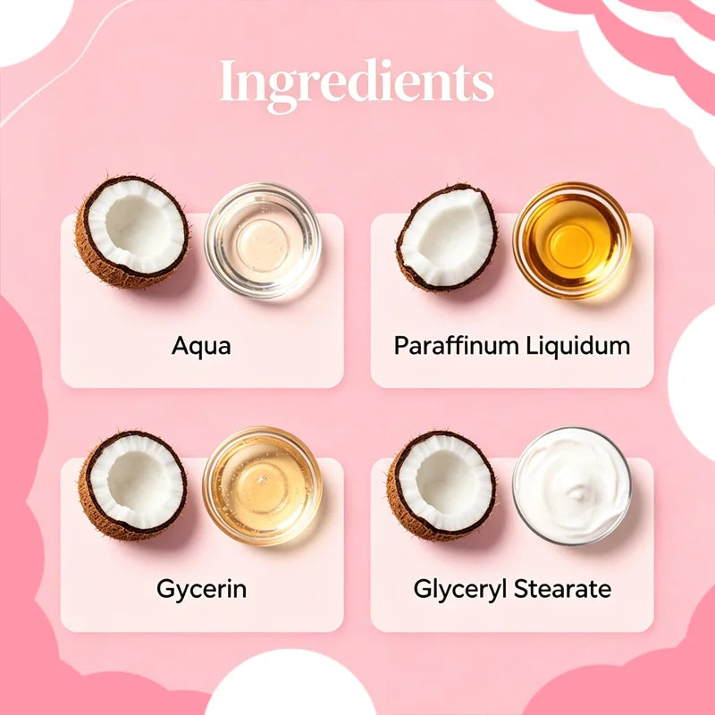 YUITIKUE Coconut Oil Hair Removal Cream Gentle Depilatory for Women - 3
