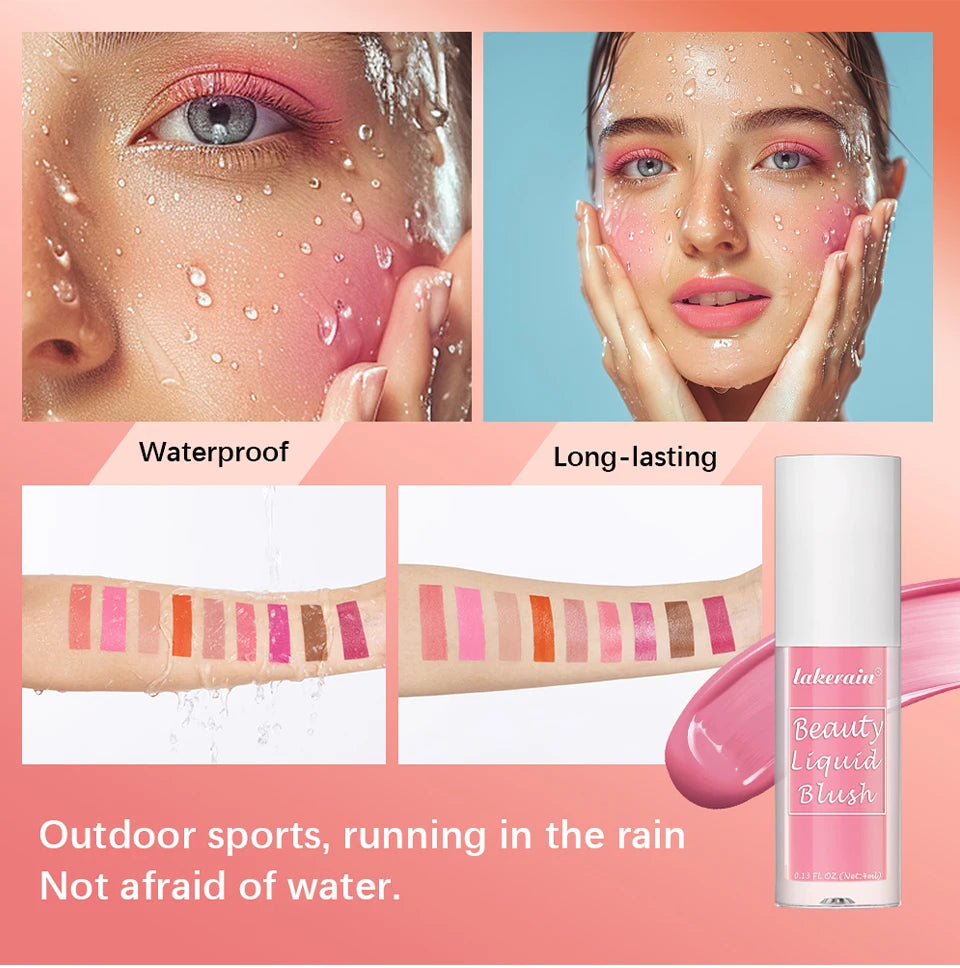 Long-Lasting Liquid Blush for Natural Glowing Makeup